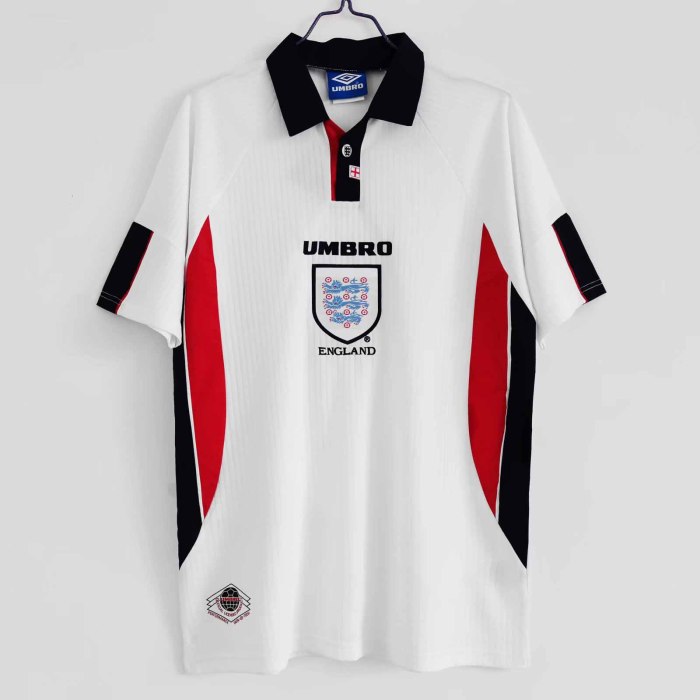 1998 England  Home  Retro Jersey
