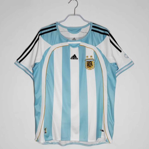 2006 Argentina Home Retro Jersey