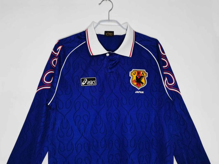 Long sleeve 1998  Japan Home Retro Jersey
