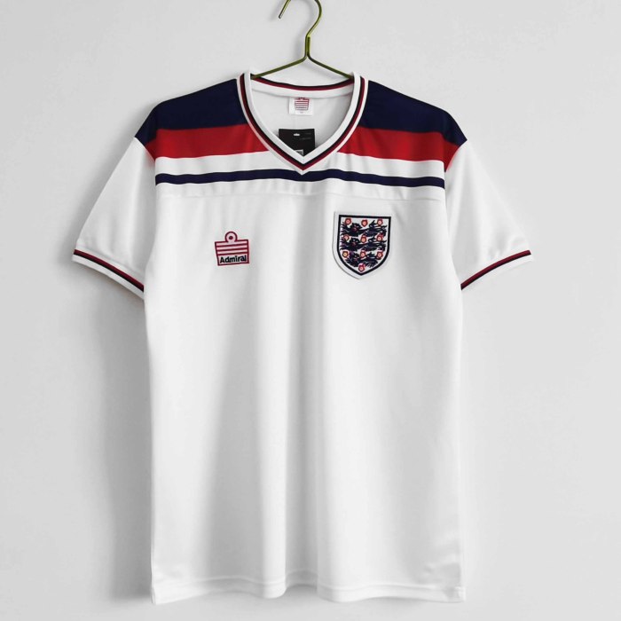 1982 England Home Retro Jersey