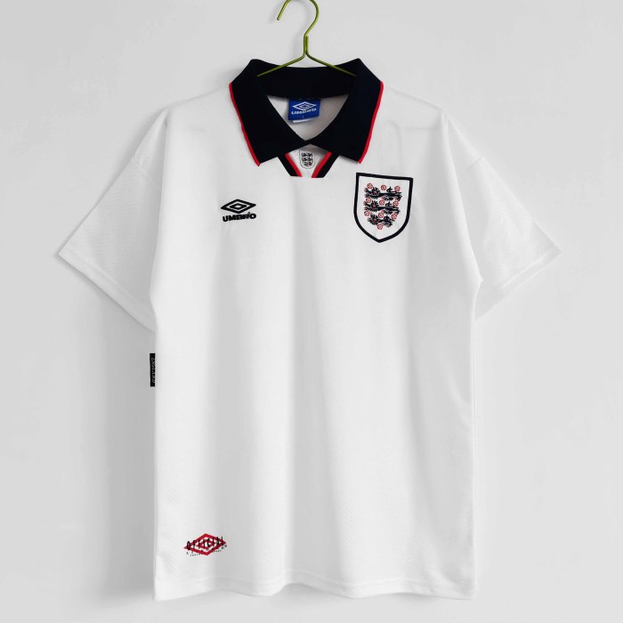 94-95  England Home Retro Jersey