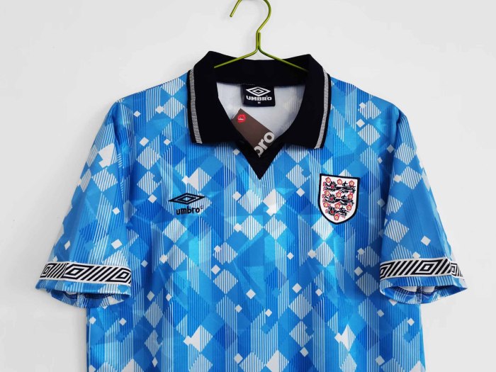 1990 England Second Away Retro Jersey
