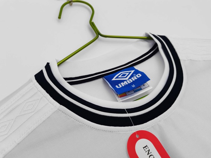 99-01 England Home Retro Jersey