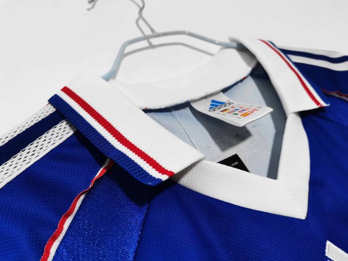 Long sleeve 1998  France Home Retro Jersey