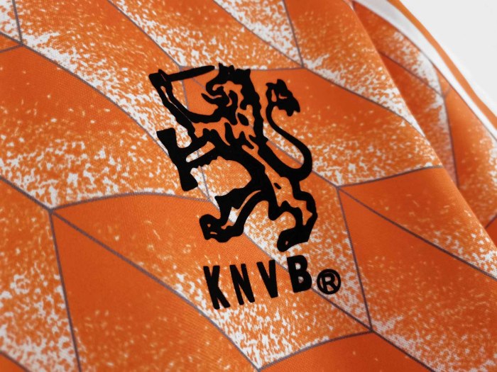 1988 Netherlands Home  jersey Retro Jersey