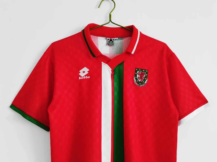 Retro 96-98 Wales Home Jersey