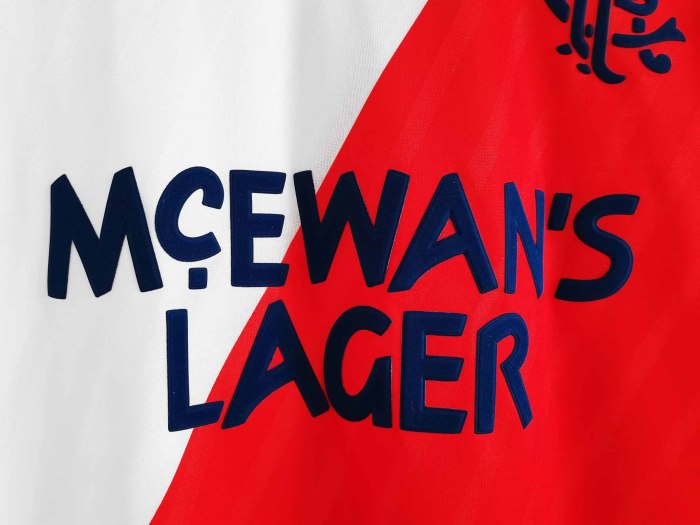 87-88 Glasgow Rangers Away Retro Jersey