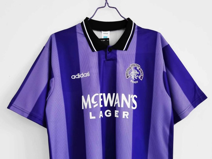 94-95 Glasgow Rangers Second away Retro Jersey