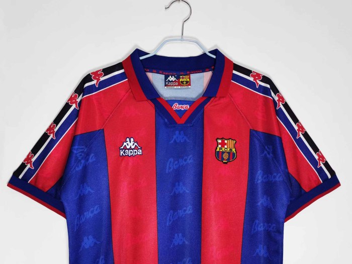 95-97 Barcelona Home  Retro Jersey