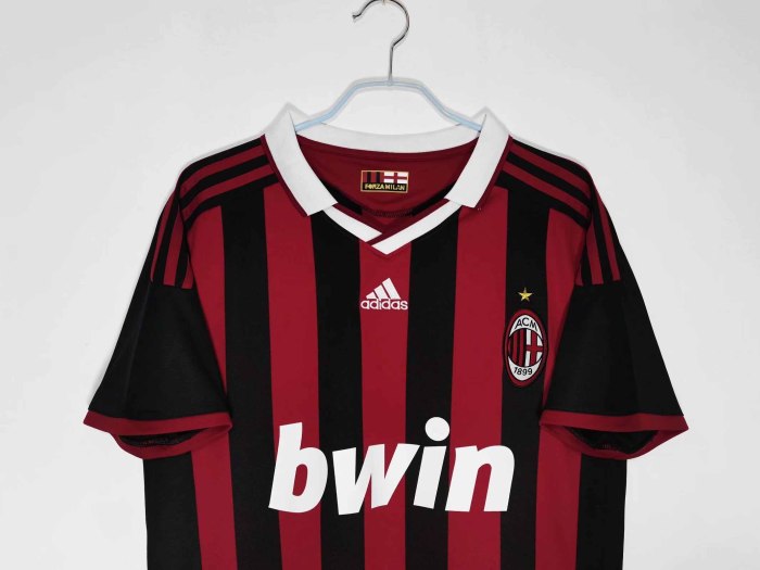 09-10 AC Milan Home Retro Jersey