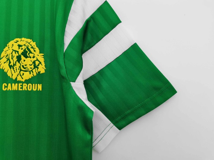 Retro 1990 Cameroon Home  Jersey