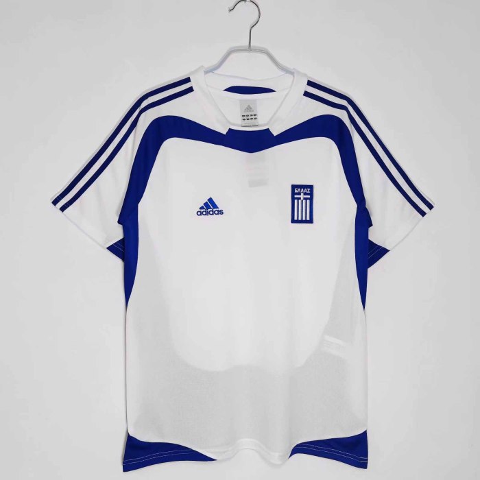 2004 Greece Away Retro Jersey