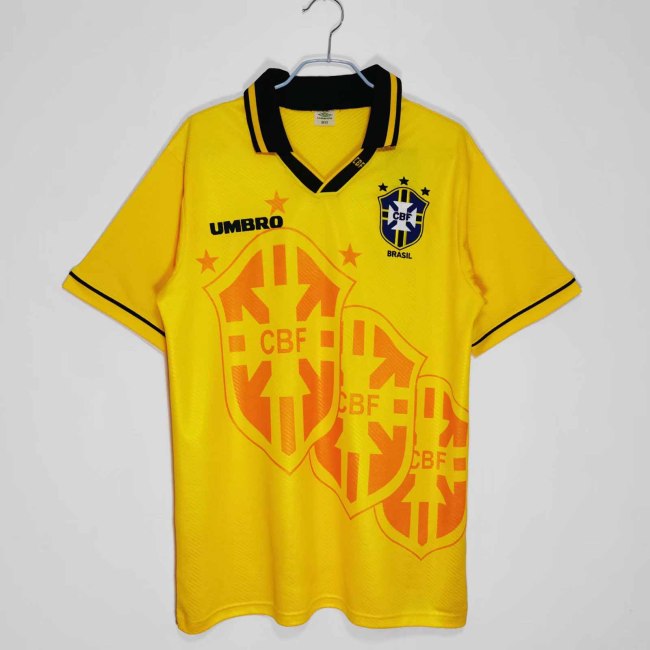 93-94 Brazil  Home Retro Jersey