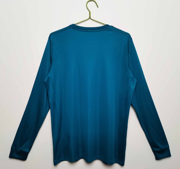 Long sleeve17-18 Real Madrid  Second away Retro Jersey