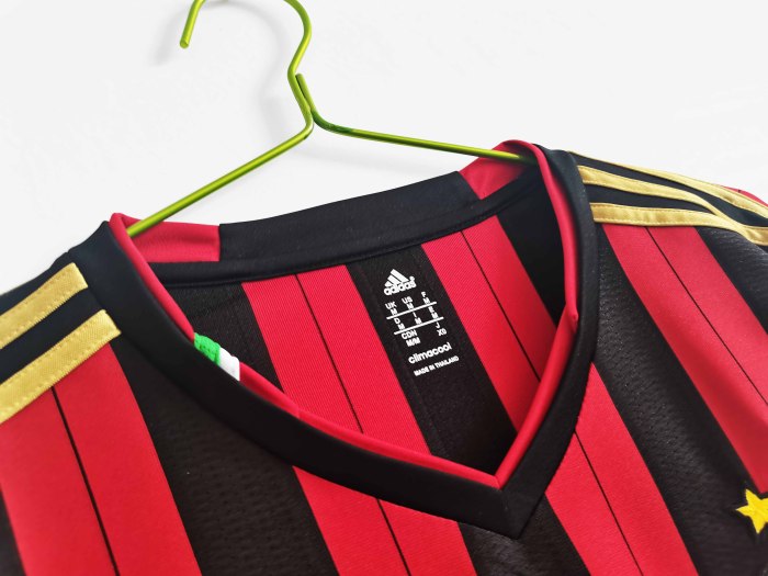 Long sleeve 13-14  AC Milan Home Retro Jersey