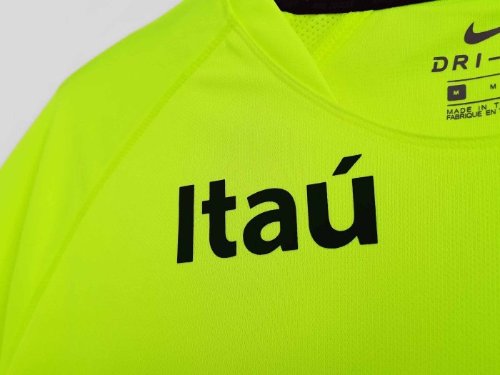 2020 Brazil Fluorescent Green Training Clothes Retro Jersey