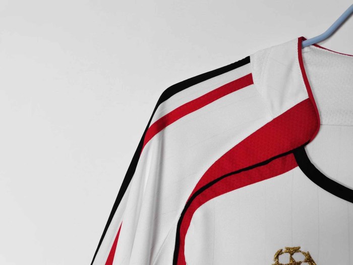 Long sleeve 06-07 AC Milan Away Retro Jersey