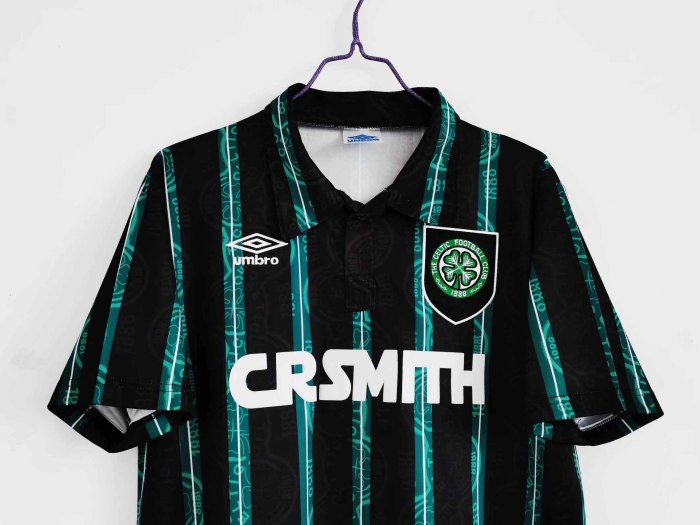 92-93 Celtic FC Second away Retro Jersey