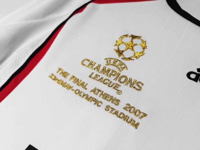 Long sleeve 06-07 AC Milan Away Retro Jersey