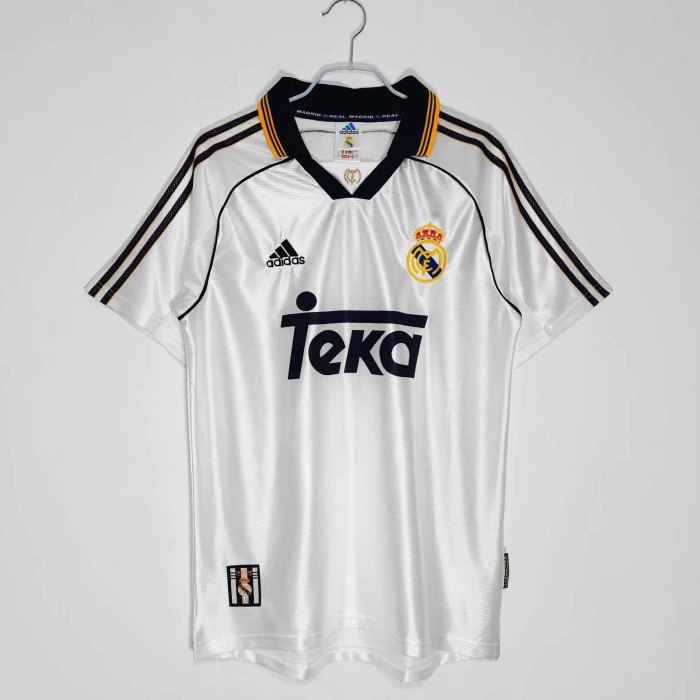 98-00 Real Madrid Home Retro Jersey