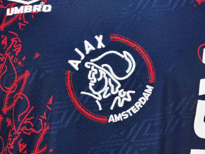 94-95 Ajax Away  Retro Jersey