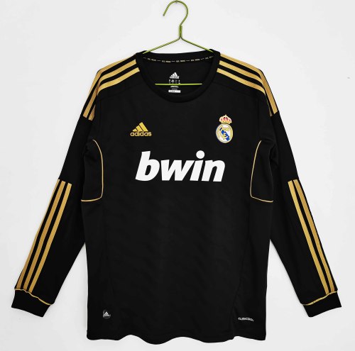 Long sleeve11-12   Real Madrid Away  Retro Jersey