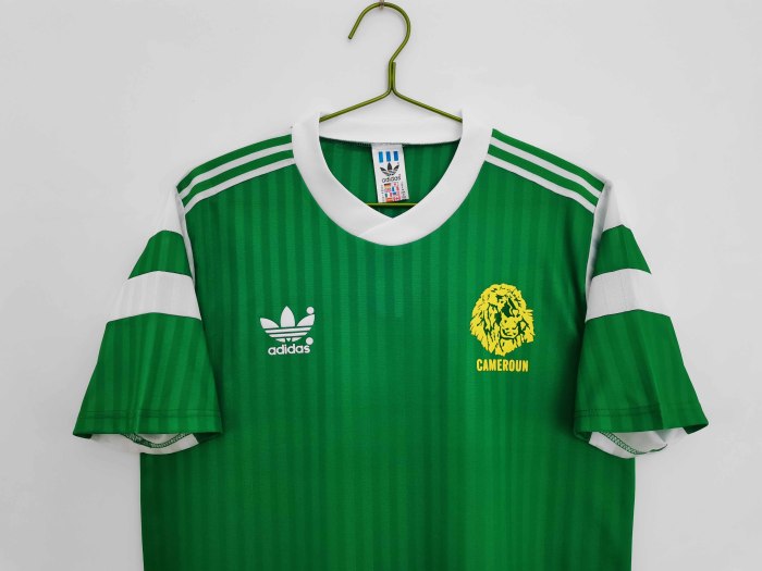 Retro 1990 Cameroon Home  Jersey