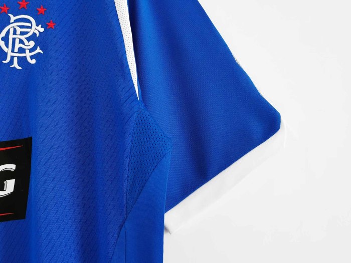 08-09 Glasgow Rangers Home  Retro Jersey