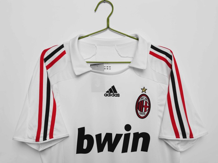 07-08 AC Milan Away  Retro Jersey