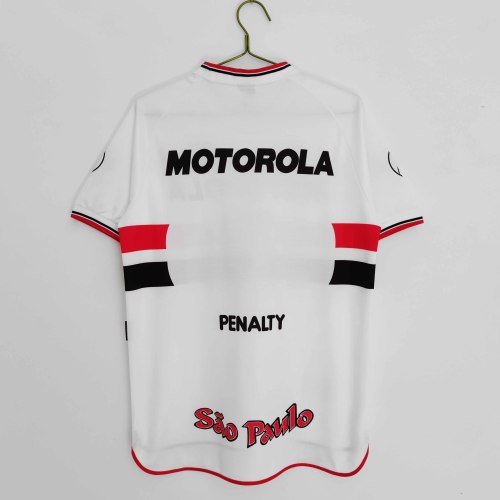 2000 Sao Paulo Home  Retro Jersey【 round collar】