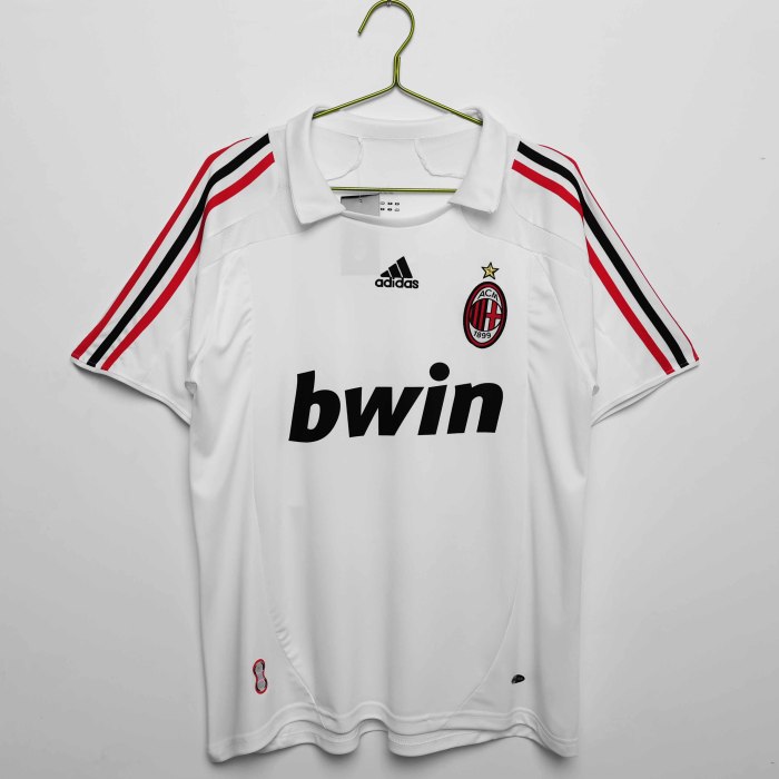 07-08 AC Milan Away  Retro Jersey