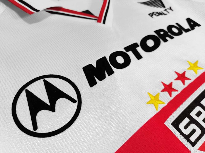 2000 Sao Paulo Home Retro Jersey【 turn-down collar】