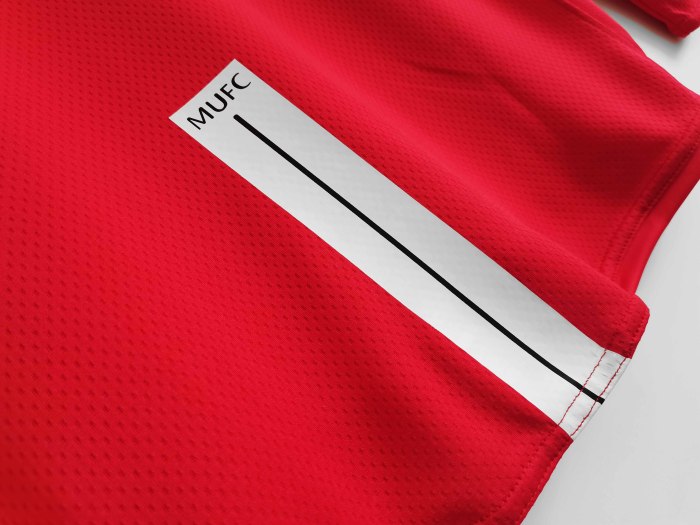 Long sleeve 07-08 Manchester United Home UEFA Champions League Retro Jersey