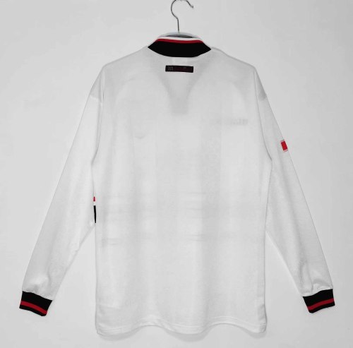 Long sleeve 98-99 Manchester United Away  Retro Jersey