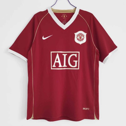 06-07 Manchester United Home Retro Jersey