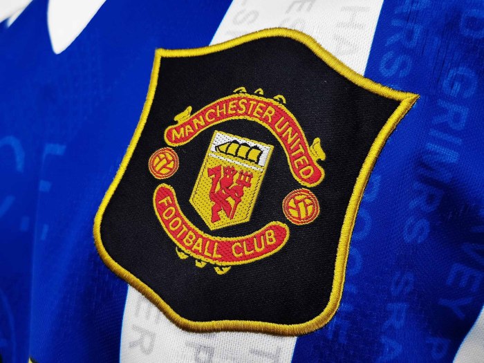 94-96 Manchester United Second away  Retro Jersey