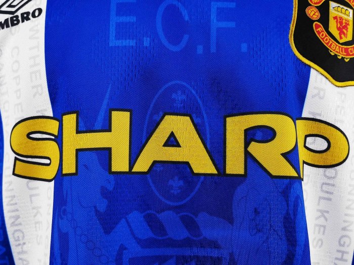 94-96 Manchester United Second away  Retro Jersey
