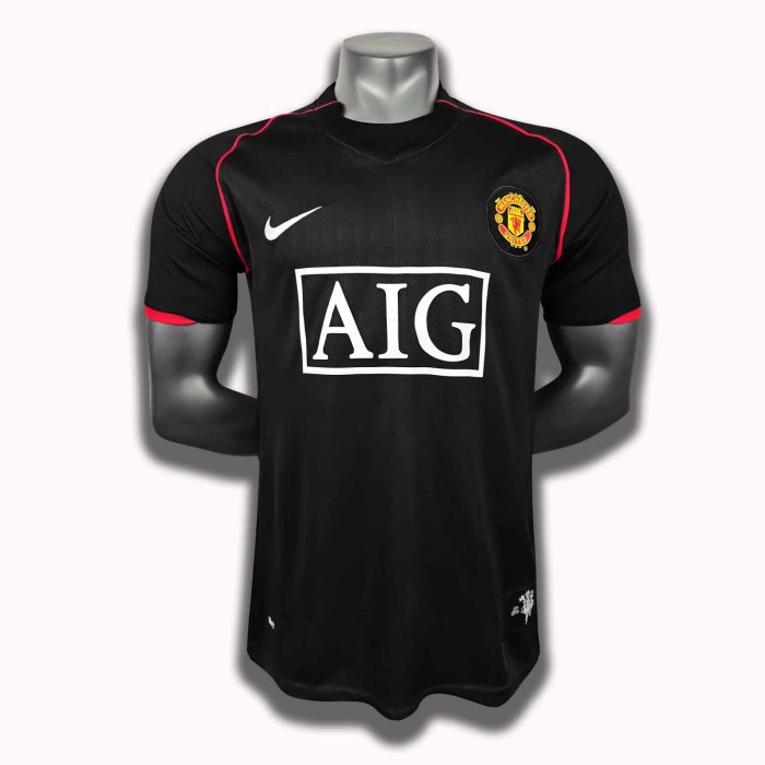 07-08 Manchester United Away Retro Jersey
