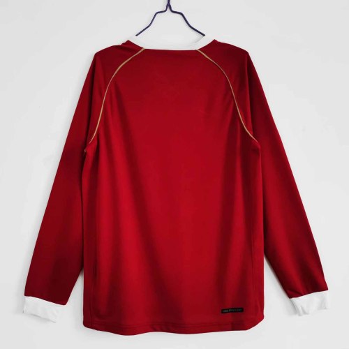 Long sleeve 06-07 Manchester United Home Retro Jersey