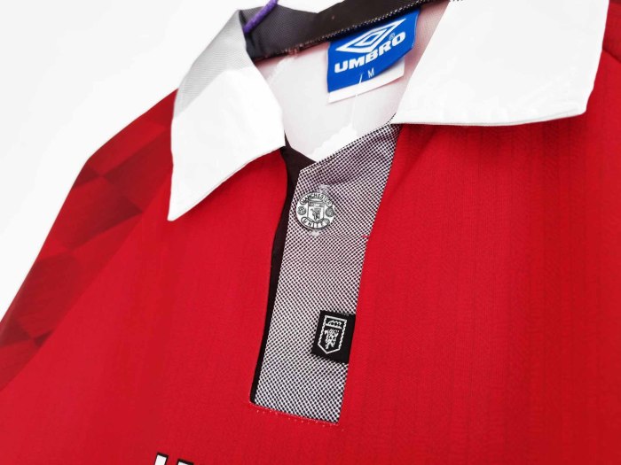 Long sleeve 96-97 Manchester United Home Retro Jersey