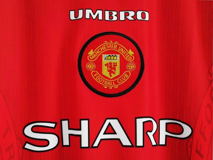 Long sleeve 96-97 Manchester United Home Retro Jersey