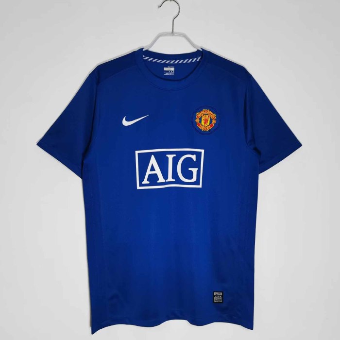 08-09 Manchester United Second away Retro Jersey