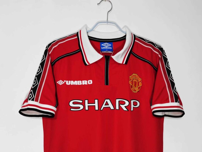 98-99 Manchester United Home Retro Jersey