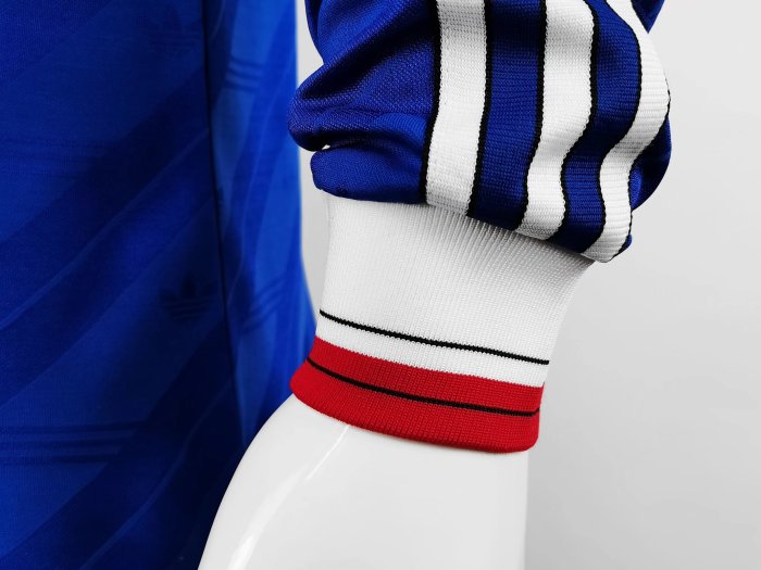 Long sleeve 86-88 Manchester United Second away Retro Jersey