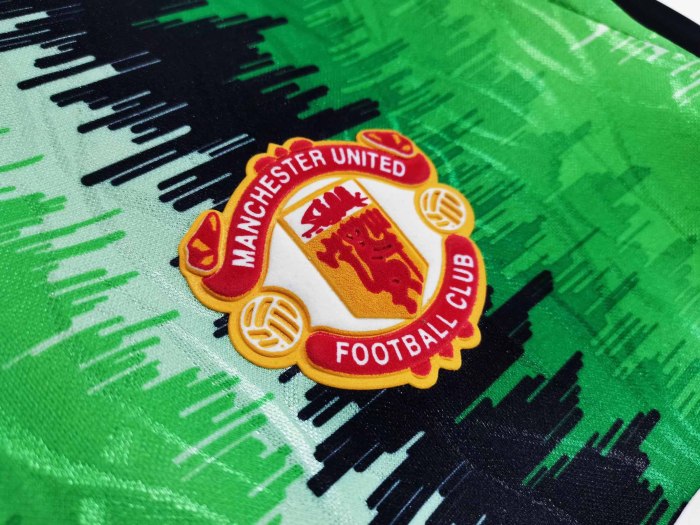 Long sleeve 90-91 Manchester United Goalkeeper  Retro Jersey