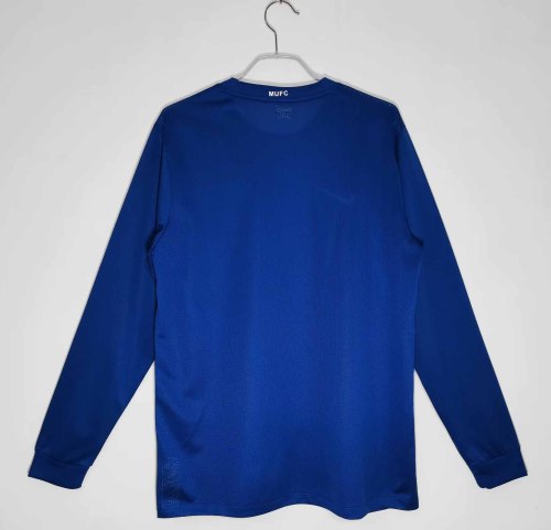 Long sleeve 08-09 Manchester United Second away  Retro Jersey