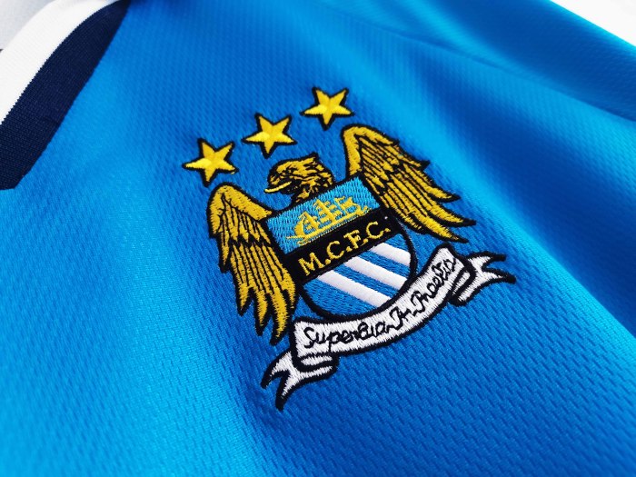 97-98  Manchester City Home Retro Jersey