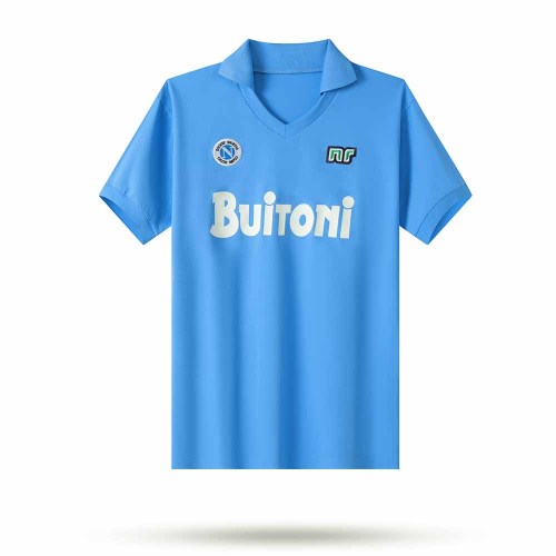 86-87 Napoli Home  Retro Jersey