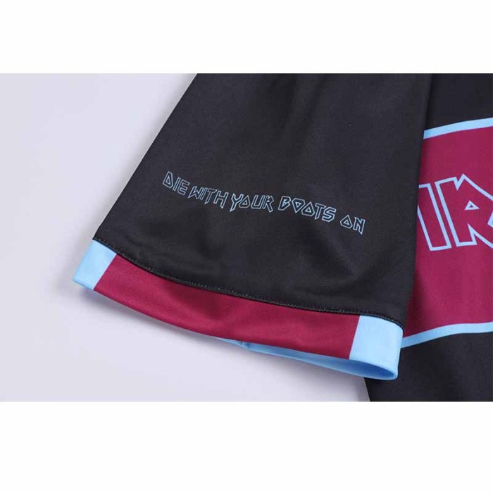 Iron Maiden x  West Ham United  Black Jointly-designed Retro Jersey