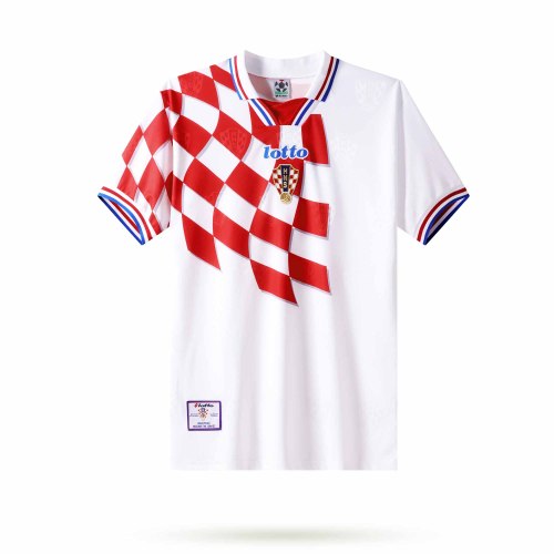 1998 Croatia Home  Retro Jersey